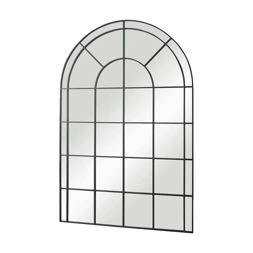 Monarch Arch Mirror Black