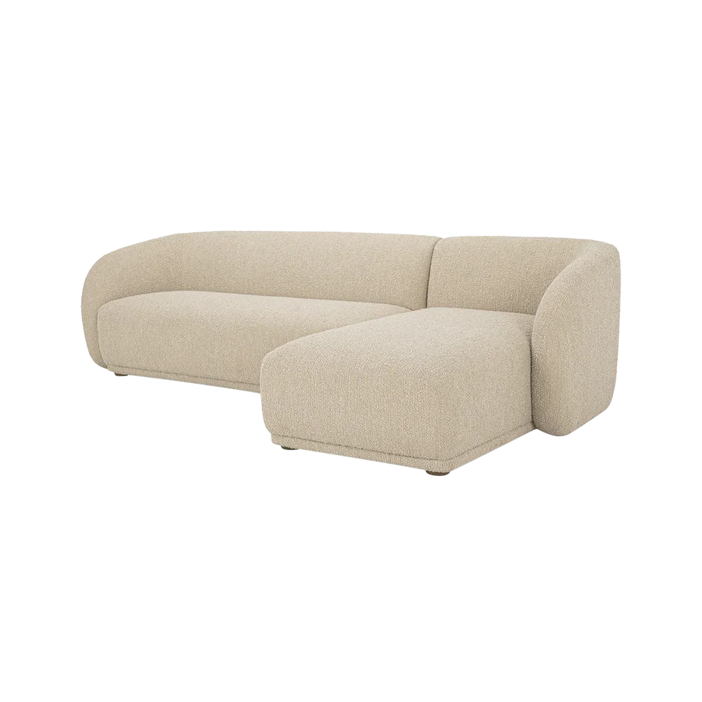 Nomad Beige Boucle Sectional