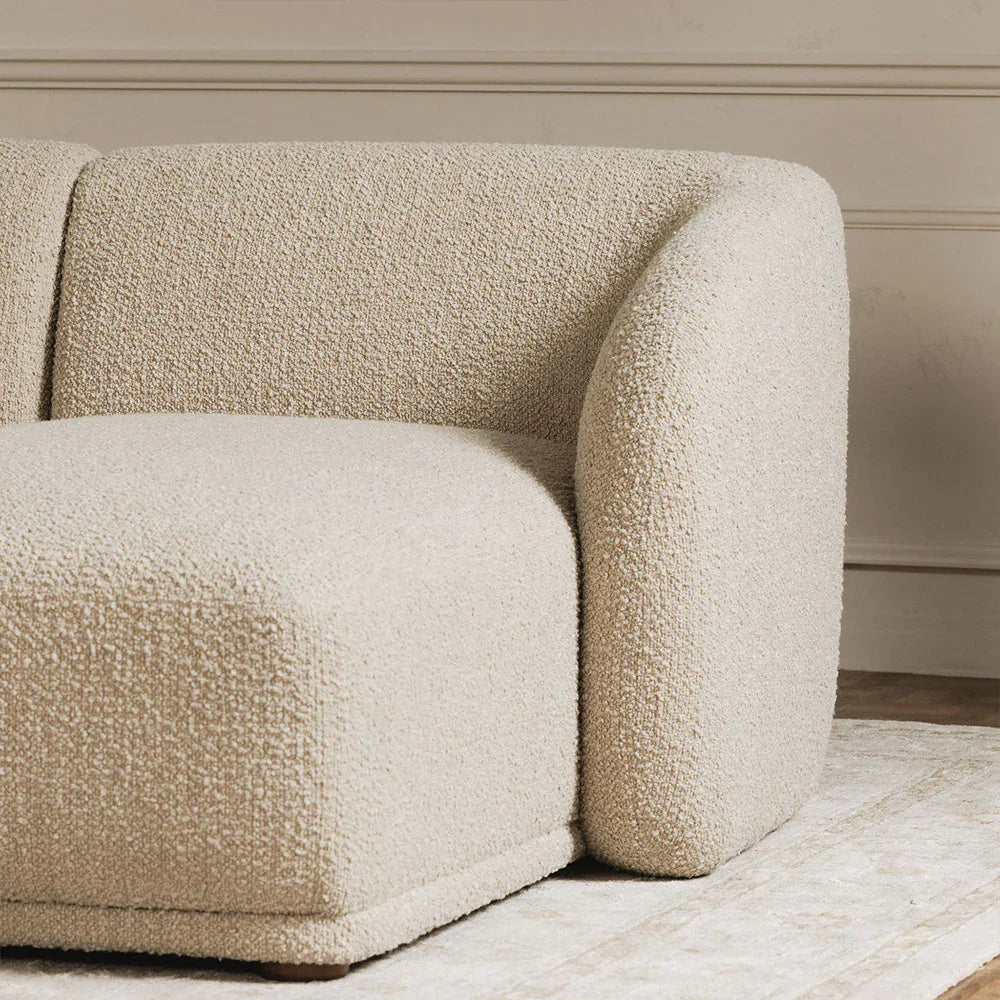 Nomad Beige Boucle Sectional