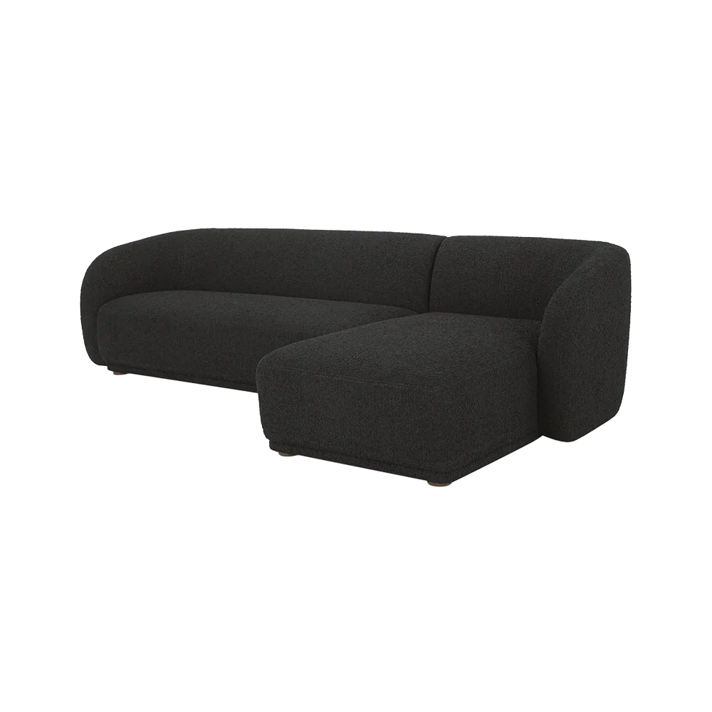 Nomad Black Boucle Sectional