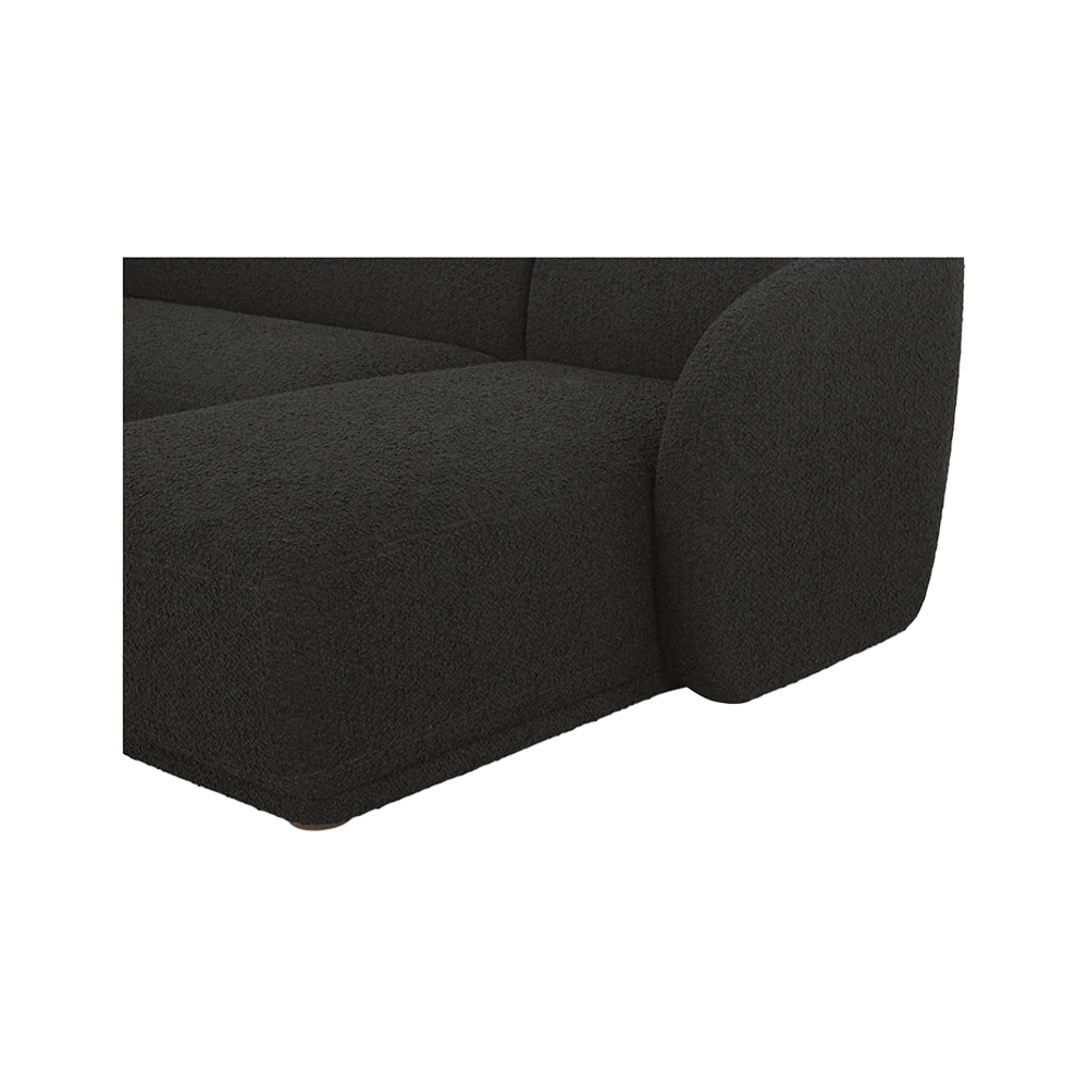 Nomad Black Boucle Sectional