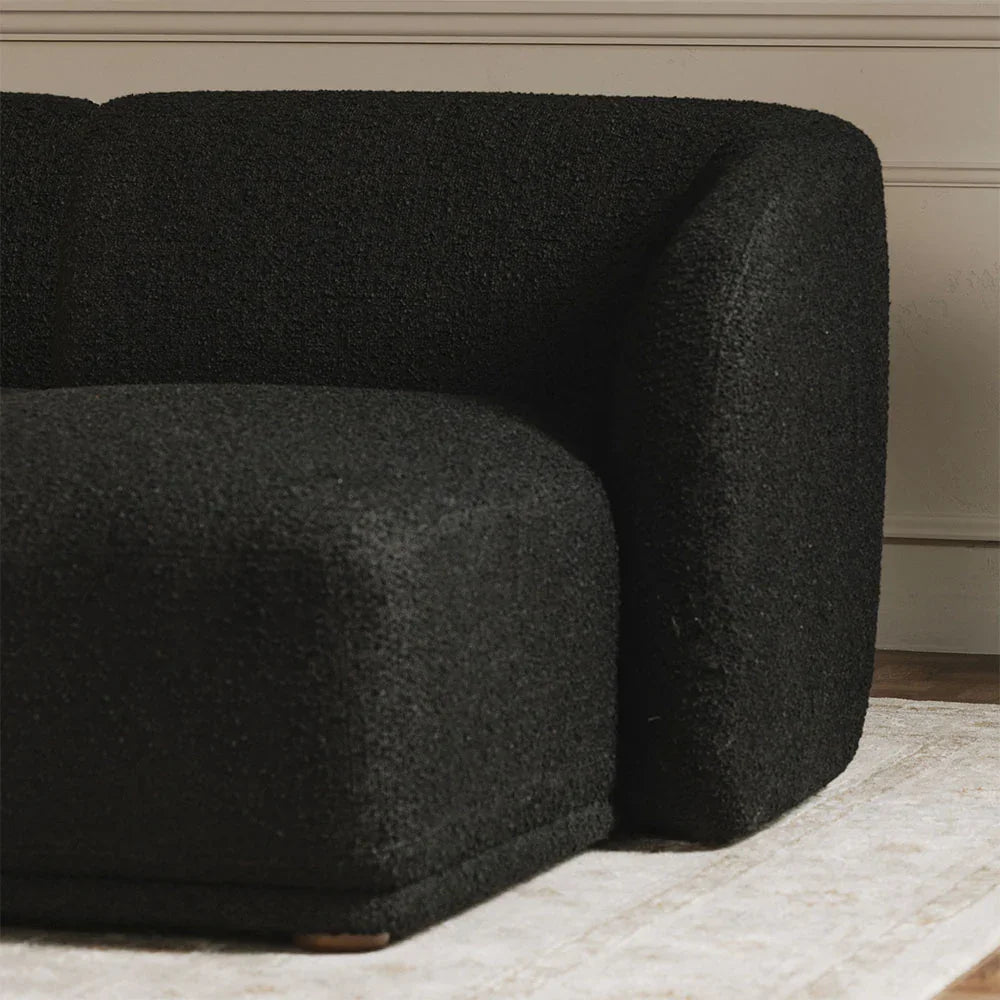 Nomad Black Boucle Sectional