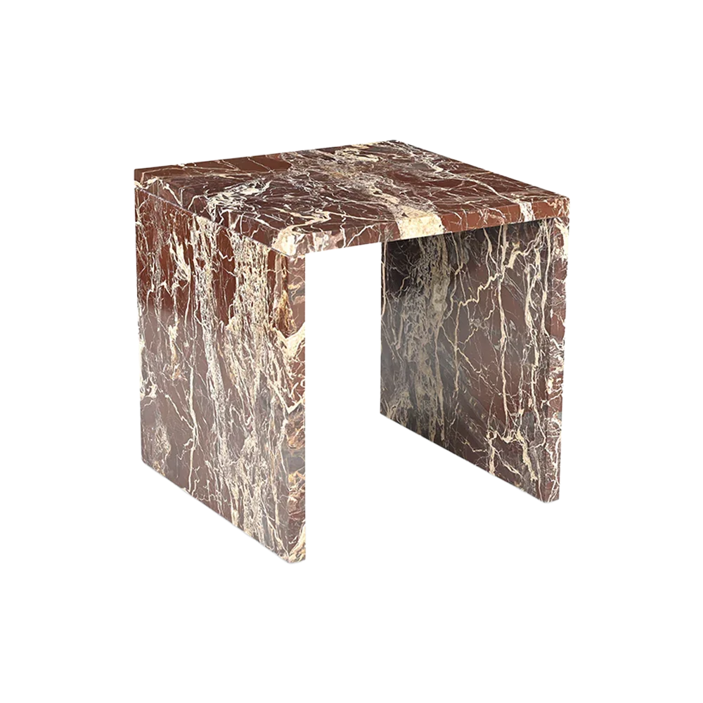 Obsidian Rouge Side Table