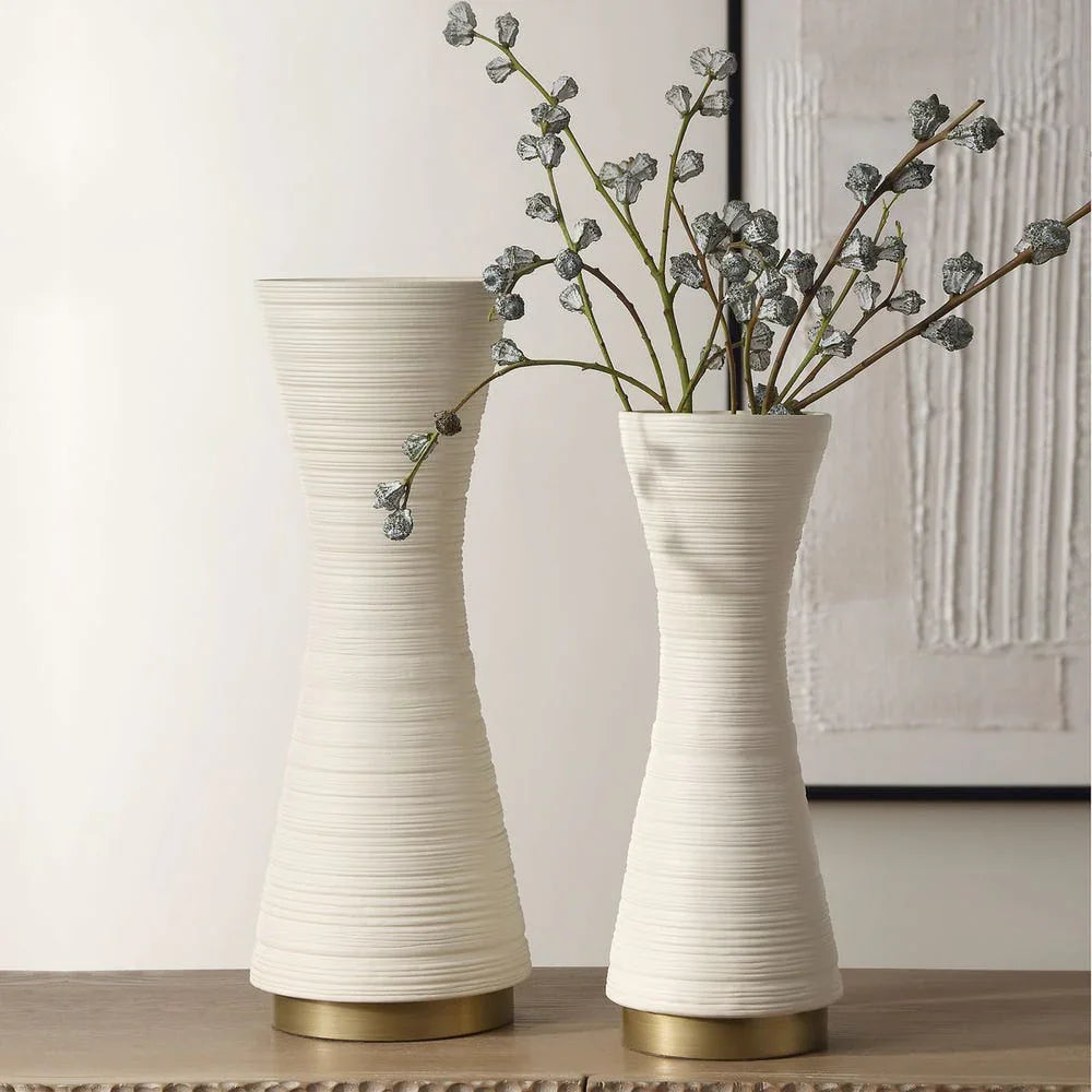 Ondra Vase Set White
