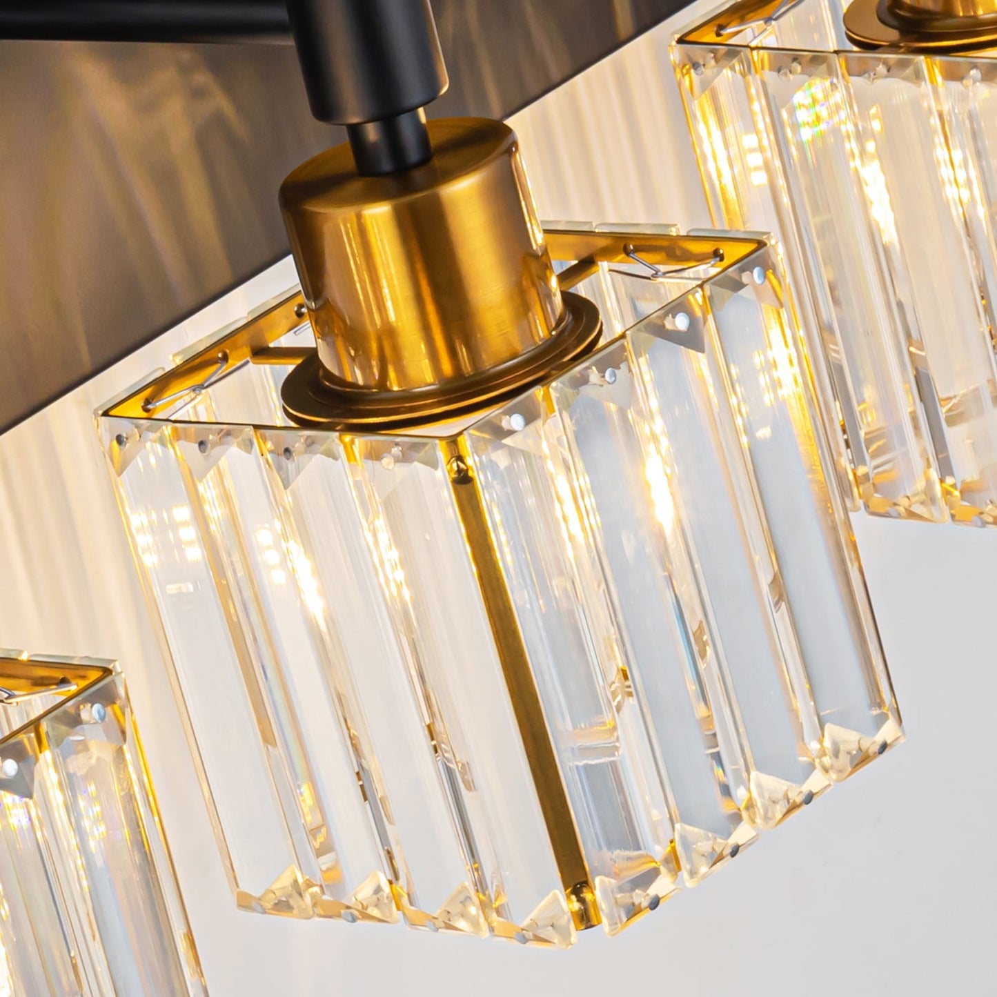 Ora Modern Dimmable Crystal Bathroom Light Fixtures Over Mirror Glam Vanity Lights