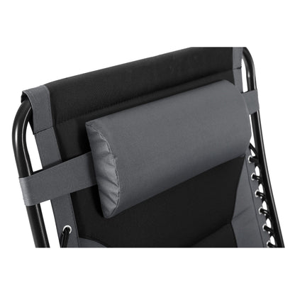 Oversize XL Padded Zero Gravity Lounge Chair Wider Armrest Adjustable Recliner with Cup Holder - N/A