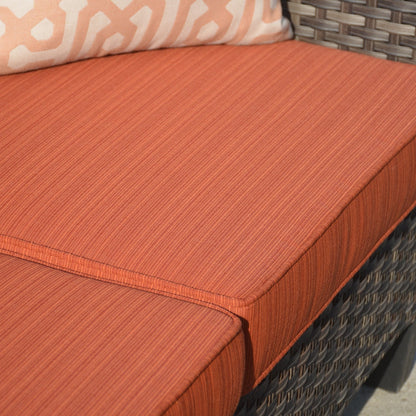 OVIOS 5-piece Patio Furniture Wicker Outdoor High-back Seating Set