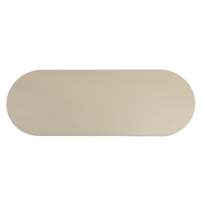 Oxford Rectangular XL Dining Table Alabaster