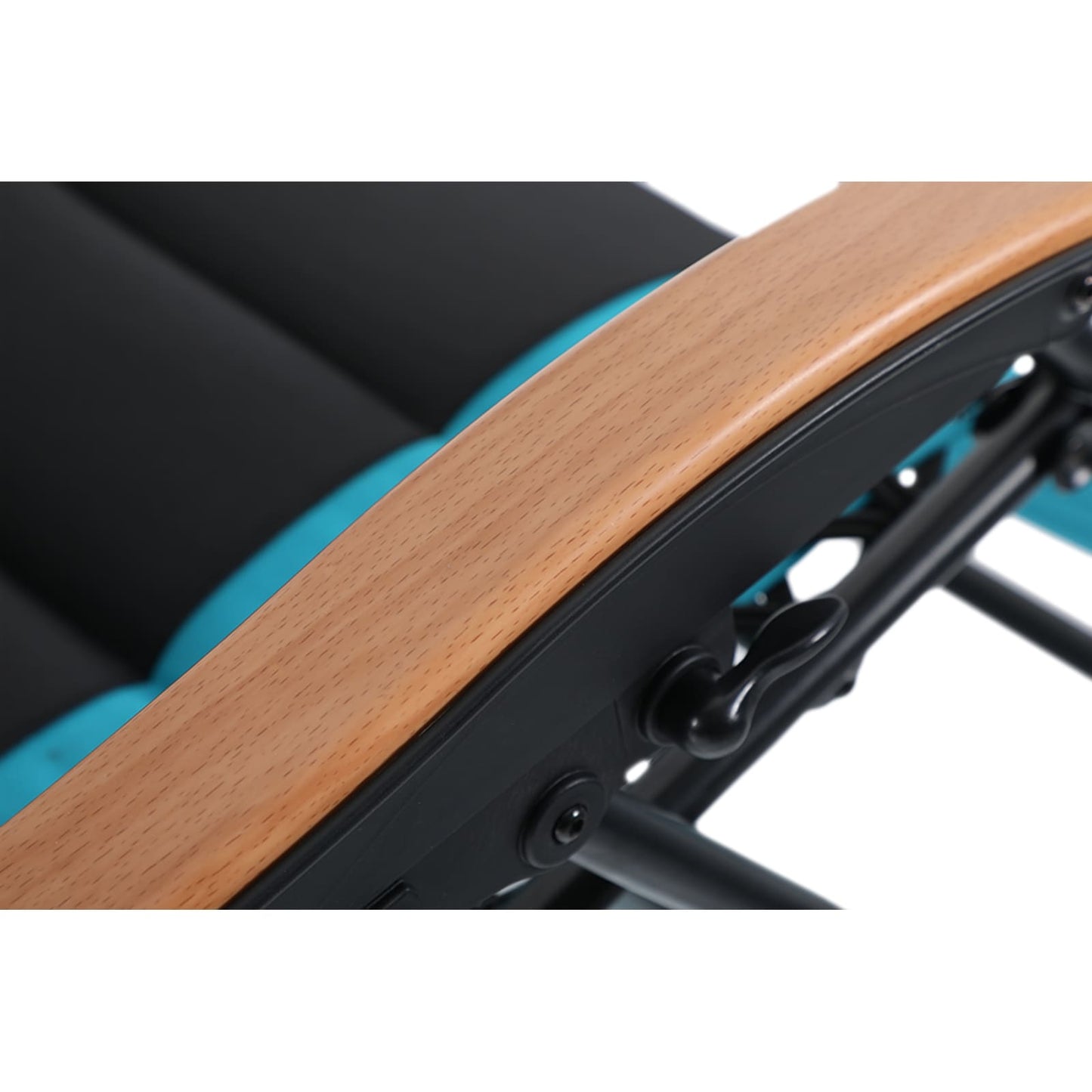 Oversize XL Padded Zero Gravity Lounge Chair Wider Armrest Adjustable Recliner with Cup Holder - N/A