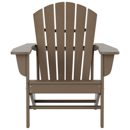 Polytrends Altura Outdoor Eco-Friendly All Weather Poly Patio Adirondack Chair (Set of 2)