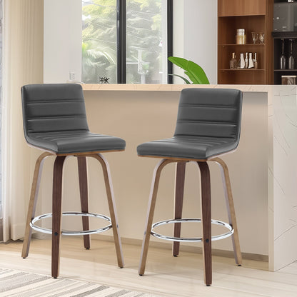 26/29 Faux Leather Swivel Bar/Counter Stools, Set of 2/3