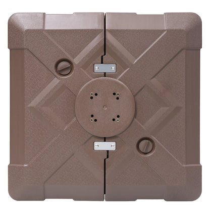 Pellebant 220 lbs Patio Cantilever Umbrella Base with Wheels - N/A