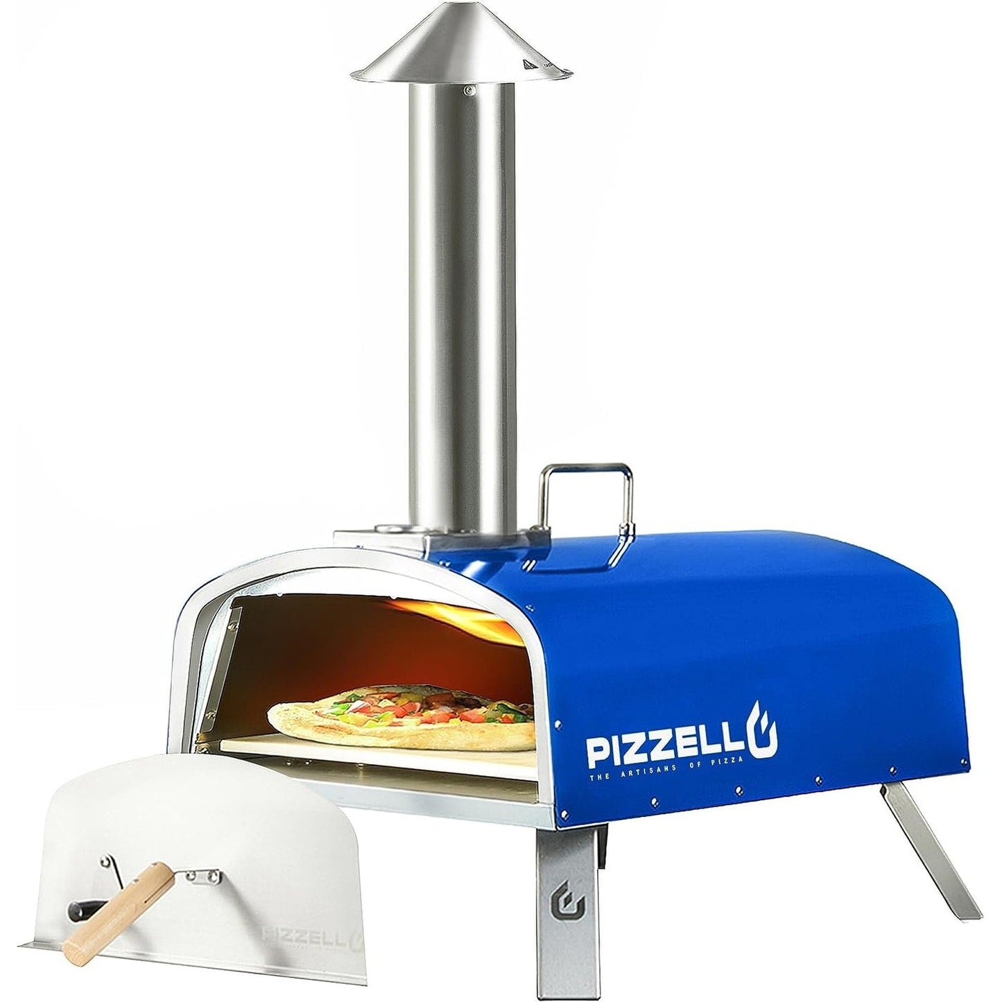 Outdoor Wood Fired Pizza Oven Portable Pizza Oven with Pizze Peel, Carry Bag - 16 inch