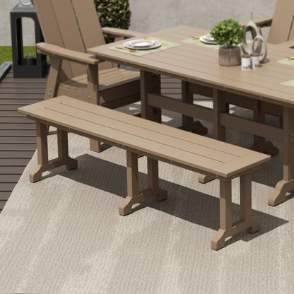 Polytrends Laguna Hdpe All Weather Outdoor Patio 65 Bench