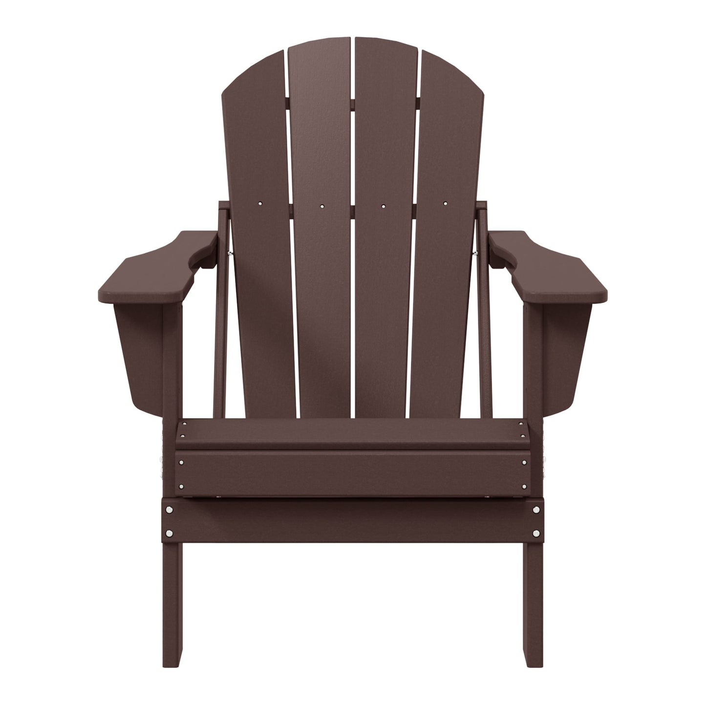 Polytrends Laguna Fade Resistant All Weather Outdoor Patio Folding Adirondack Chair