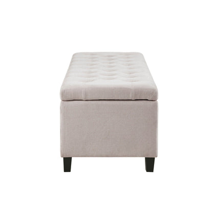 Madison Park Sasha Tufted Top Upholstered Storage Bench