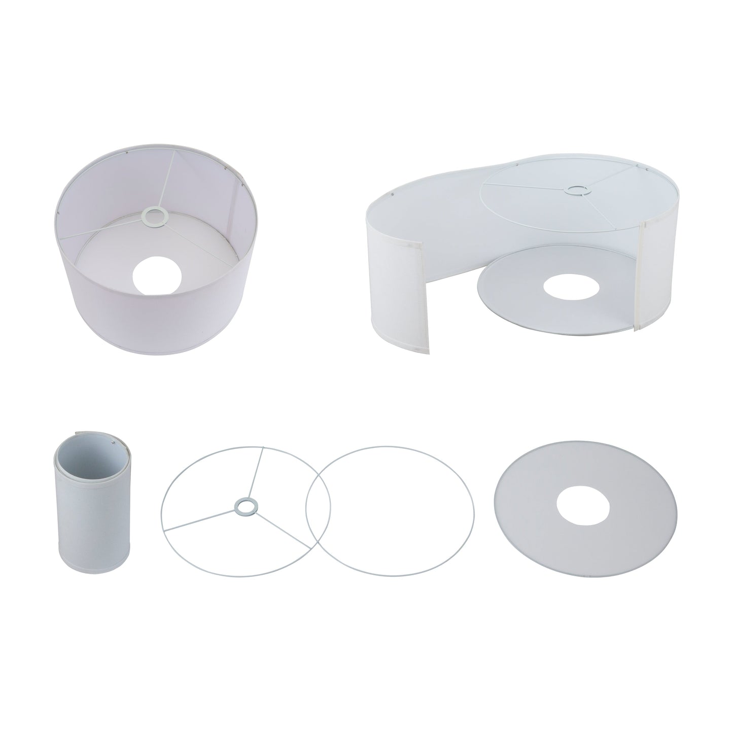 Q-Max 81 Steel Adjustable Arching Floor Lamp With Extra Large Shade and Marble Base