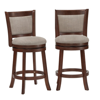 Rovinj Upholstered Back Swivel Stool