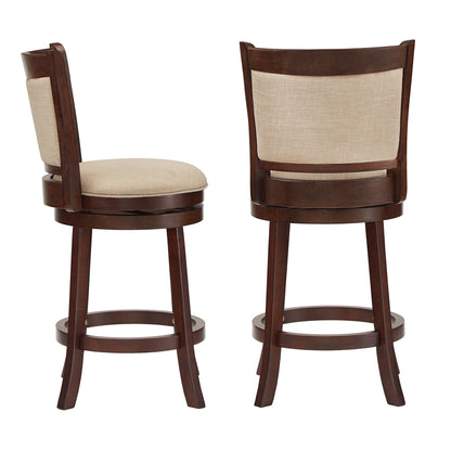 Rovinj Upholstered Back Swivel Stool