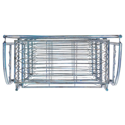 SAFAVIEH Bryn Victorian Wrought Iron 4-Tier Outdoor Bakers Rack - 25 In. W x 15 In. D x 63 In. H - 25W x 15D x 63H