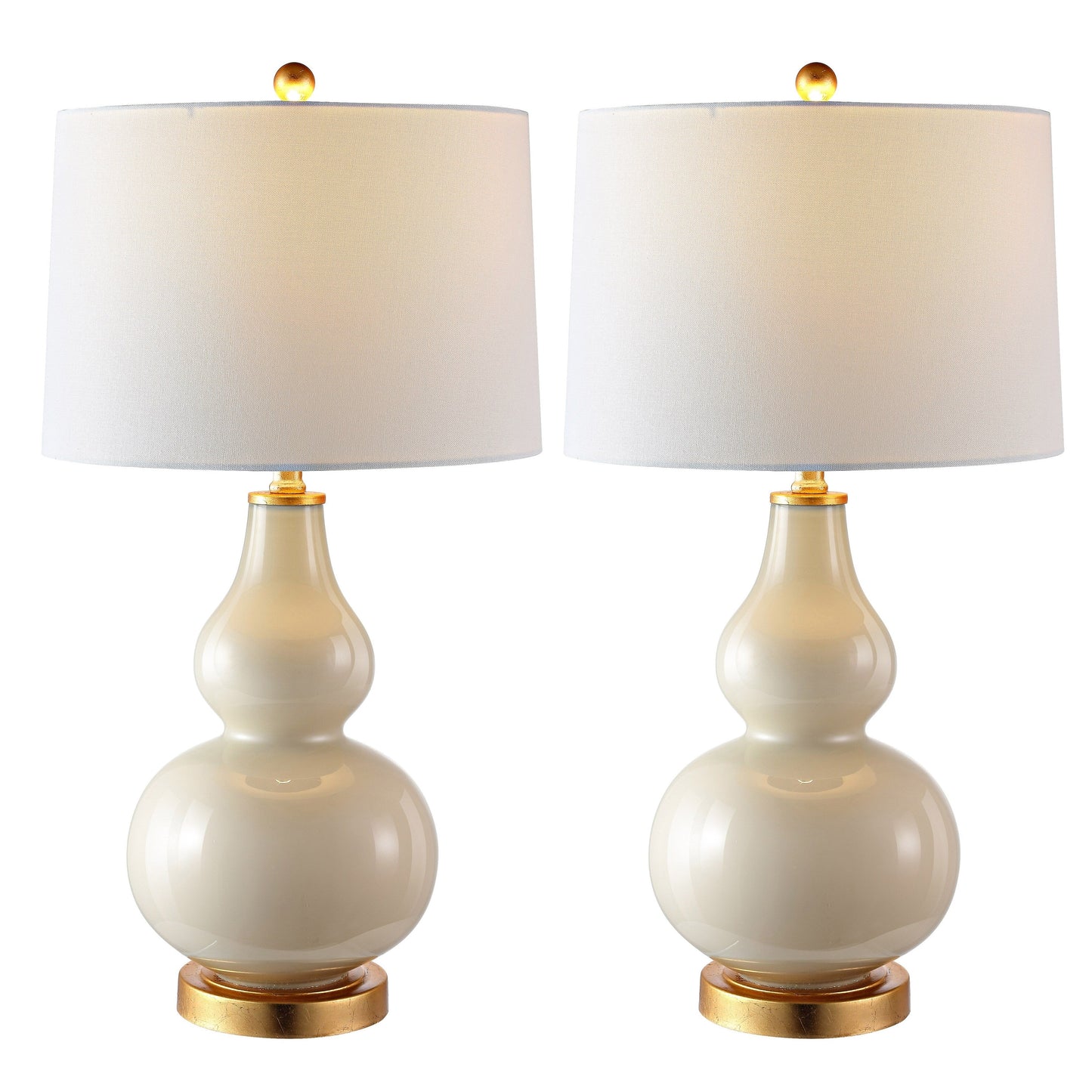 SAFAVIEH Lighting Diede Gourd Table Lamp (Set of 2) - 15x15x28.5 - 15Wx15Dx29H