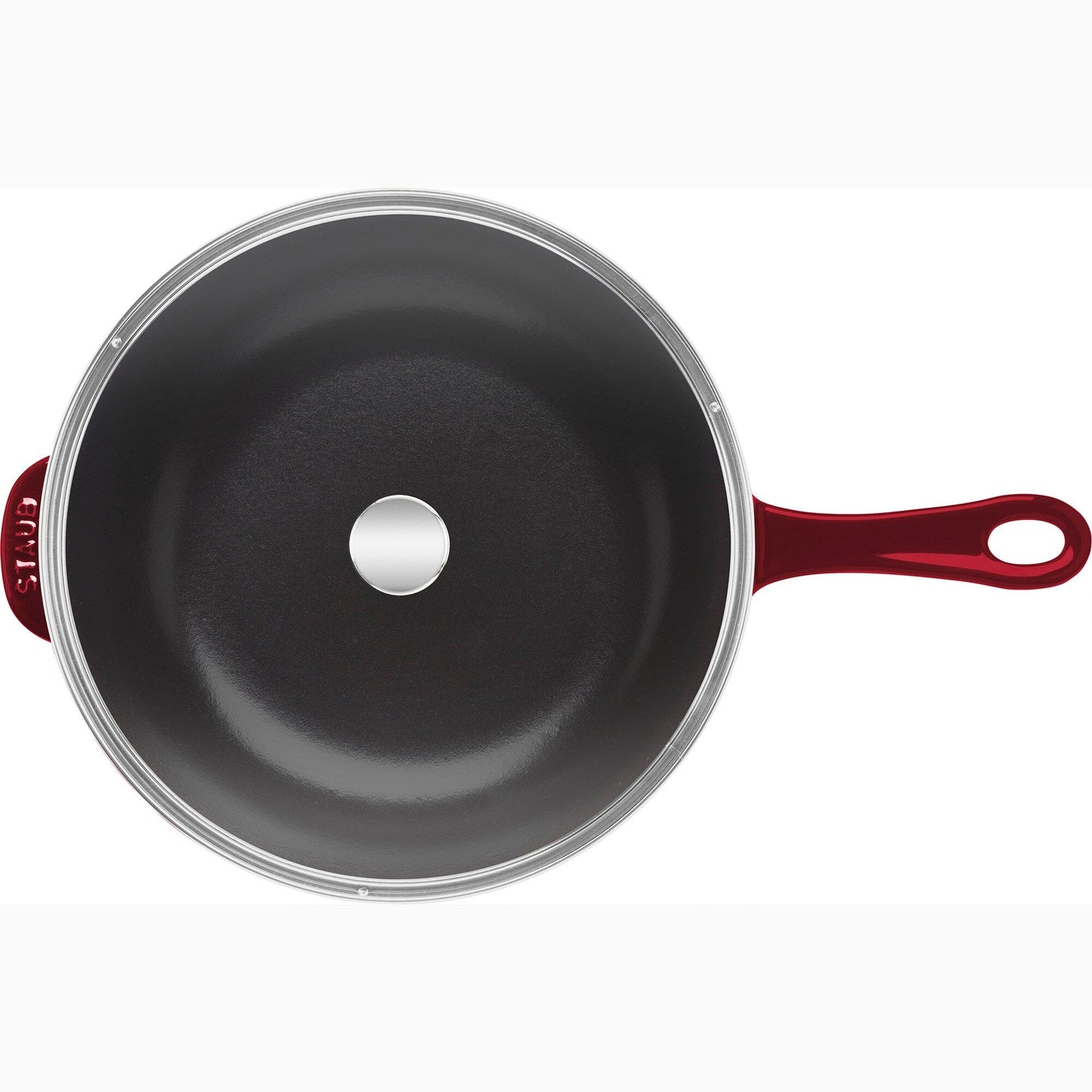 STAUB Cast Iron 2.9-qt Daily Pan with Glass Lid