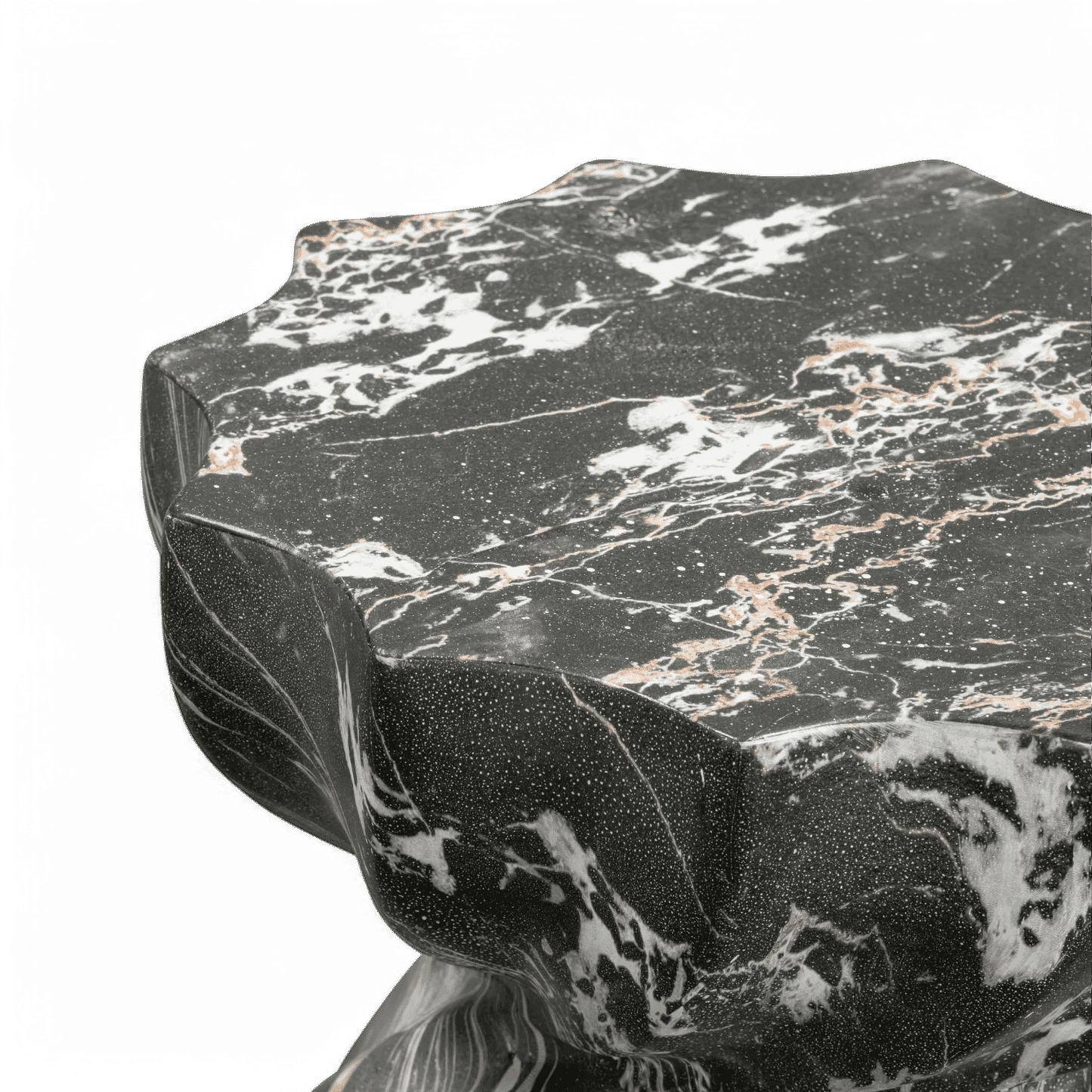 Brume Black  Indoor / Outdoor Microciment Stool