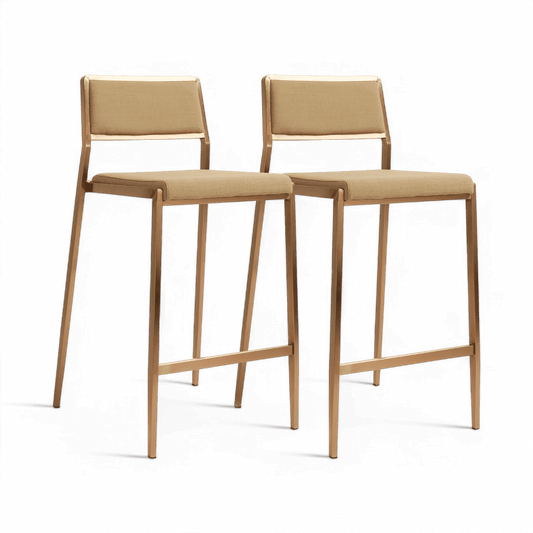 Elm Tan Stackable Stool - Set of 2