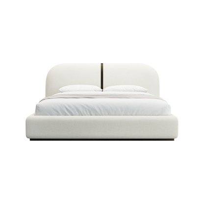 Sable Bed Off White Linen