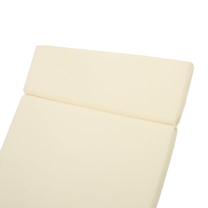 Salem Outdoor Cushion Set for Chaise Lounge - Cushions only (Set of 2) by Christopher Knight Home - 79.25L x 27.50W x 1.50H