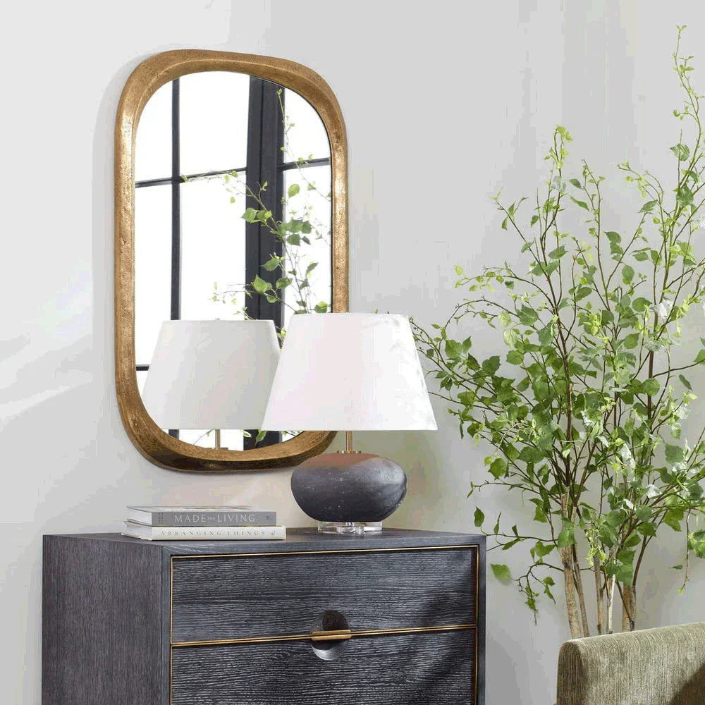 Silhouet Mirror Brass
