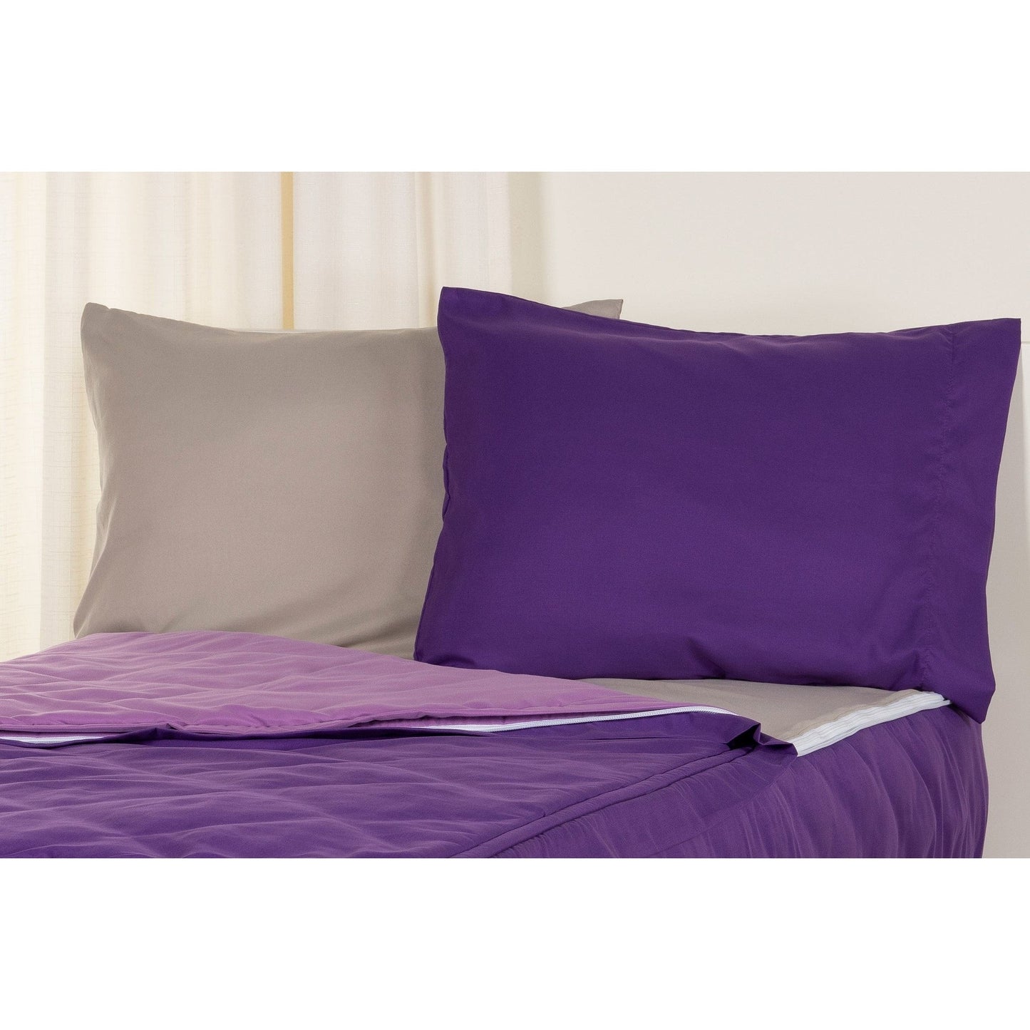 Siscovers Purple Bunkie Deluxe Zipper Bedding Set