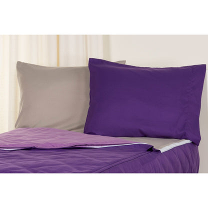 Siscovers Purple Bunkie Deluxe Zipper Bedding Set