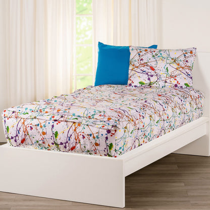 Siscovers Splashed and Splattered Bunkie Deluxe Zipper Bedding Set