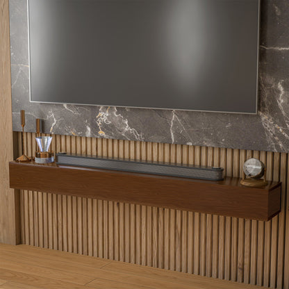 Solid Pine Wall Mounted Fireplace Mantel Floating Shelf