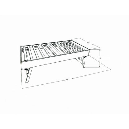 Somette Boho Daybed with Additional Pop Up Bed (Mattresses Not Included)