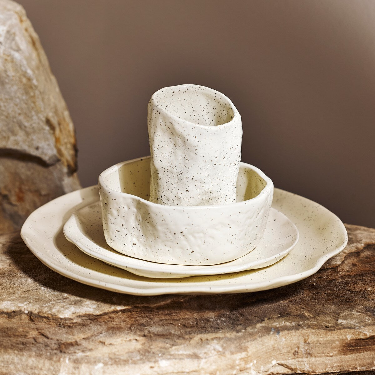Stone by Mercer Project ATIK Stoneware Dinnerware Set