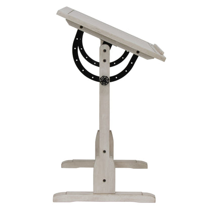 Studio Designs 36-inch Vintage Wood Drafting Table with Angle Adjustable Top for Drawing