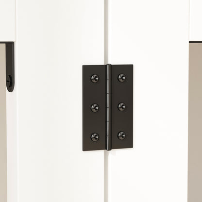 Stylish Wooden Dog Crate Furniture with Storage, 3 Drawers