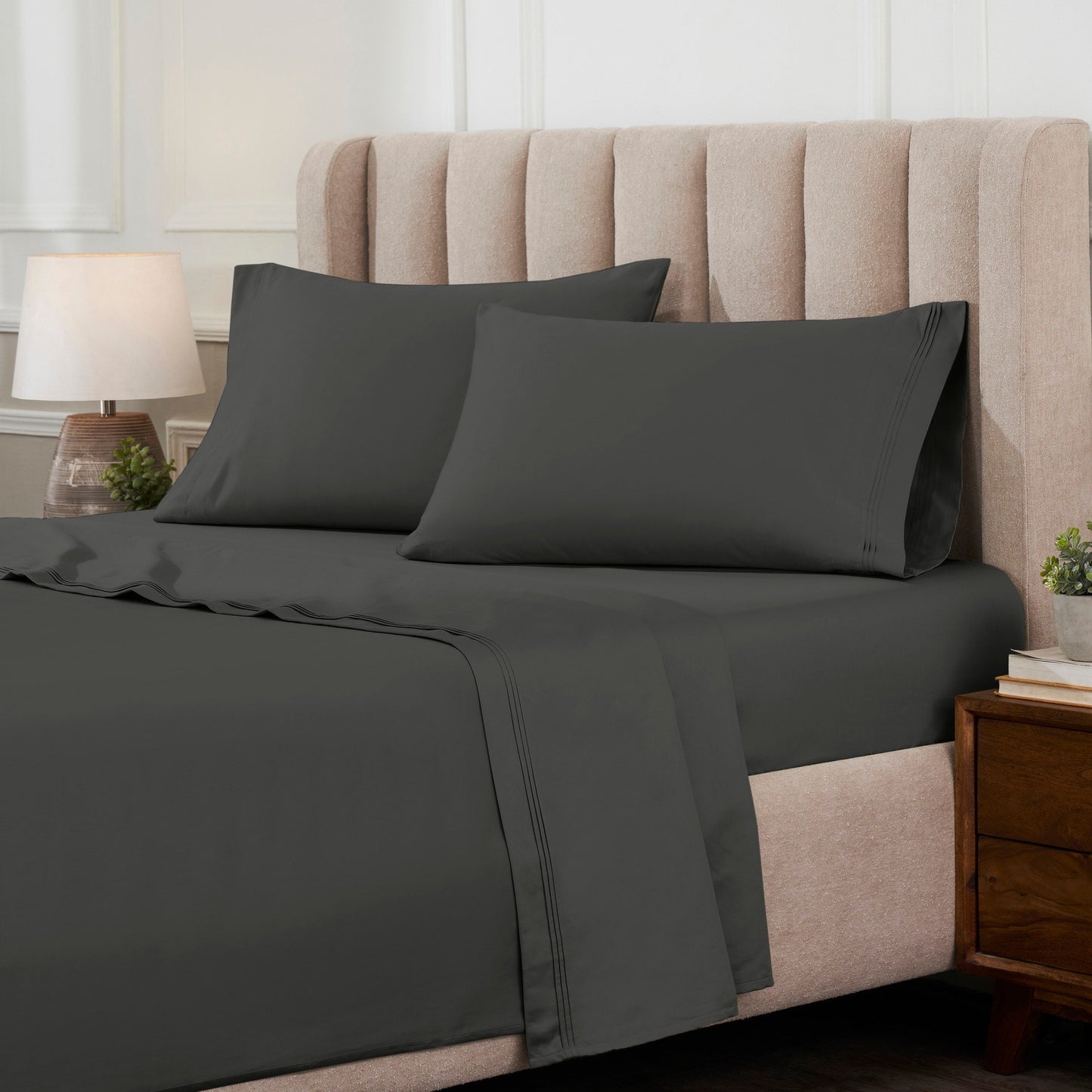 Superior Egyptian Cotton 1000 Thread Count Deep Pocket Solid Sheet Set