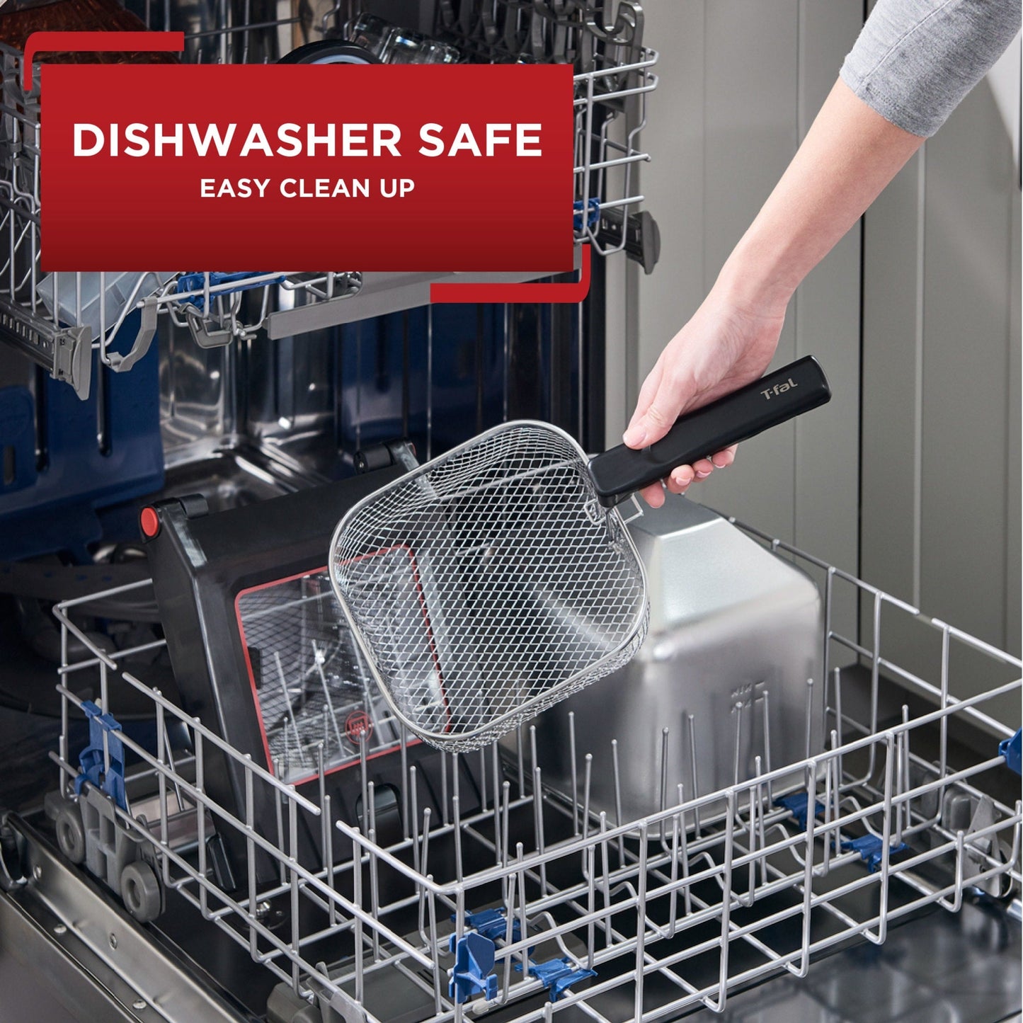 T-fal Advanced Odorless Deep Fryer With Immersion Element, 3.5 L Oil Capacity - 3.5 Liter