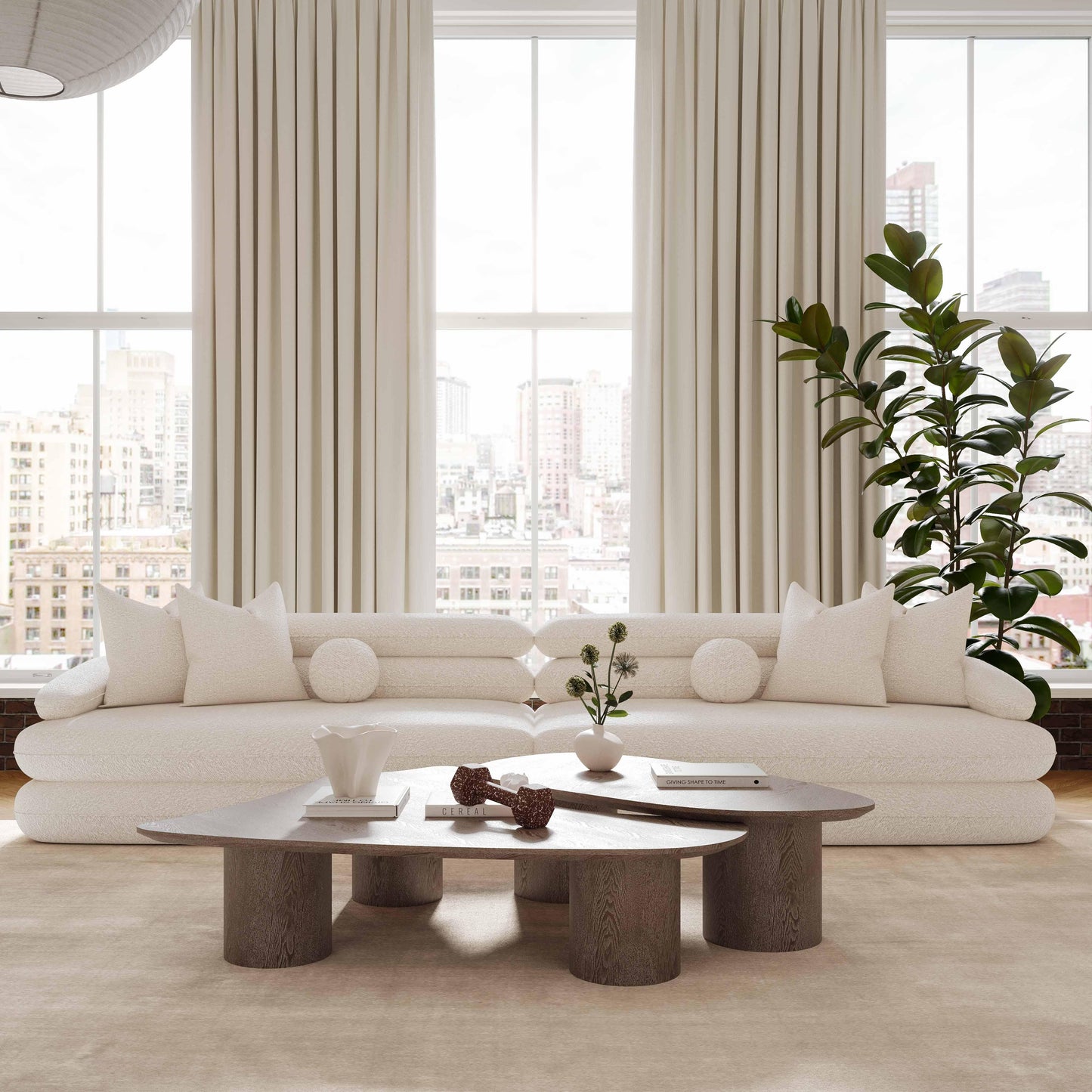 Niko Cream Boucle Modular Sofa