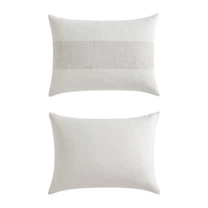 Vera Wang Chenille Waffle Stripe Beige Comforter Set