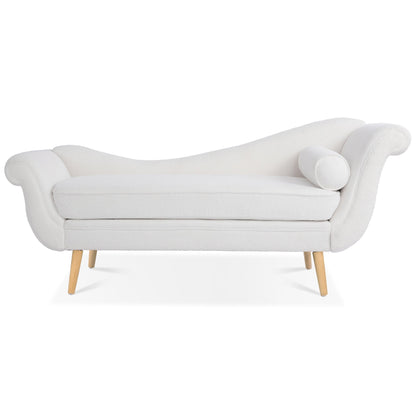 Vintage Chaise Lounge with Scroll Arms by Christopher Knight Home