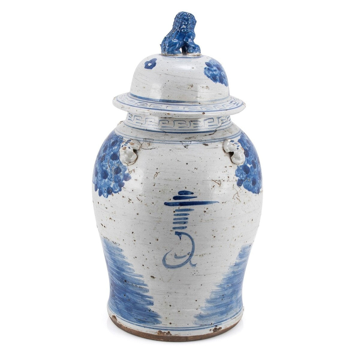 Vintage Temple Jar Enchanted Children Motif - Large