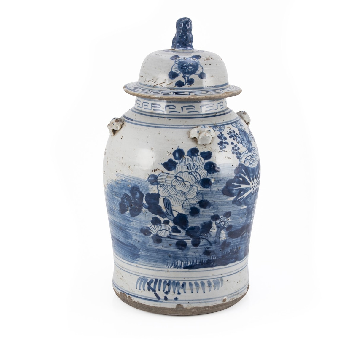 Vintage Temple Jar Four Season Plants - Small