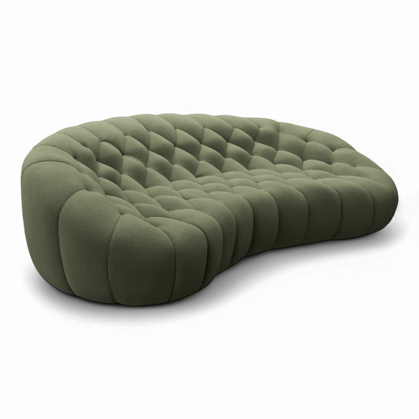 Warby 3 Seater Sofa Green