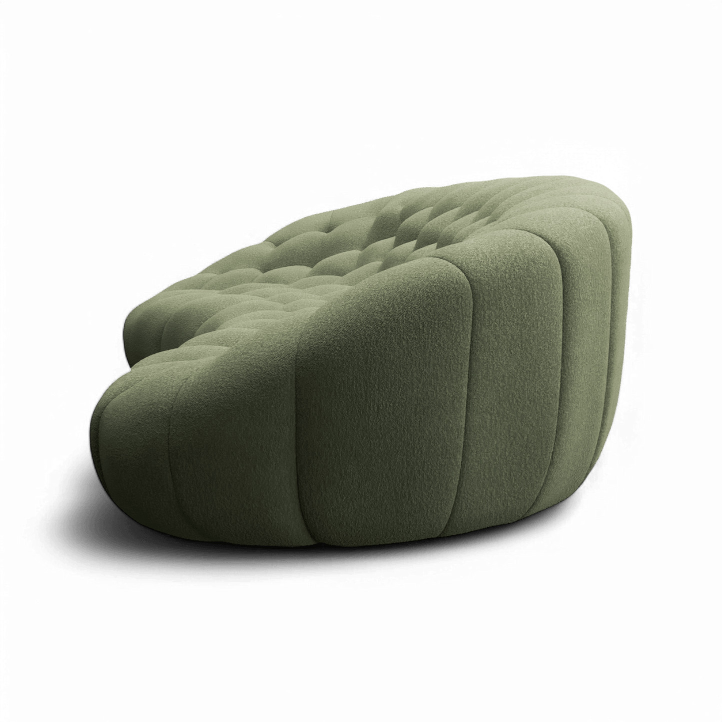 Warby 3 Seater Sofa Green