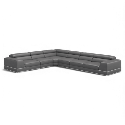 Amadeo Extended Modular Sectional Sofa Elephant Gray