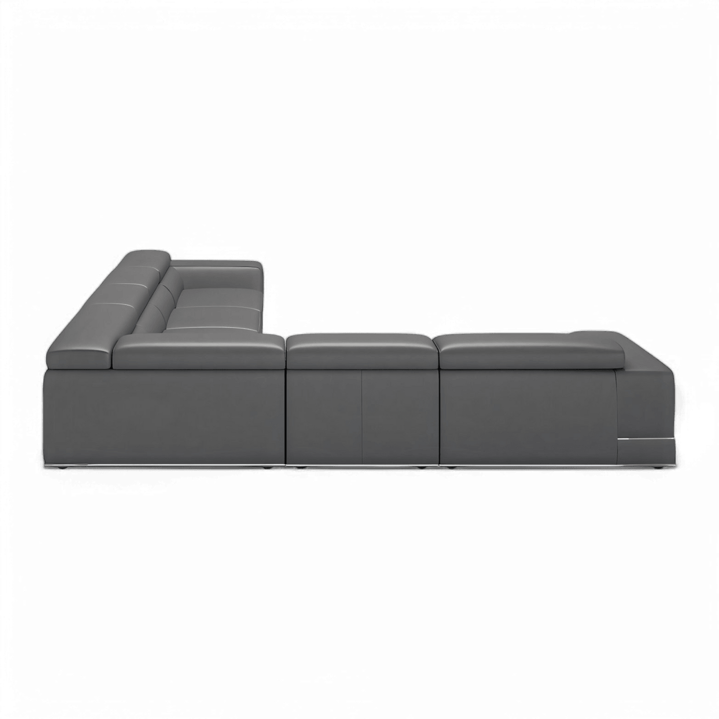 Amadeo Extended Modular Sectional Sofa Elephant Gray